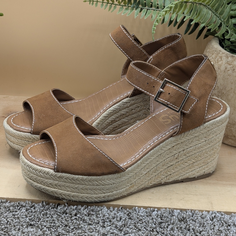 Circus By Sam Edelman Women's Size 9 Espadrille Sandals Shoes Leather Uppers
